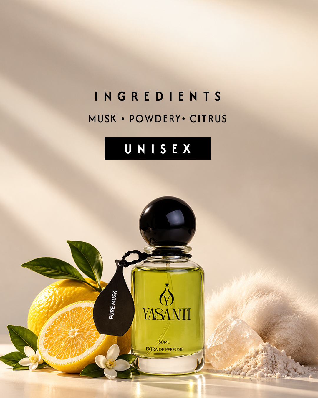 Pure Musk – 40% Extrait de Parfum | Unisex | 50 ml