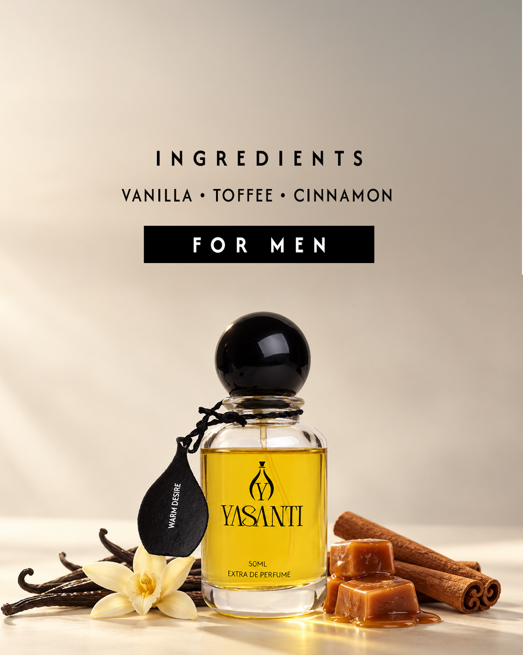 Warm Desire – 40% Extrait de Parfum | Men | 50 ml
