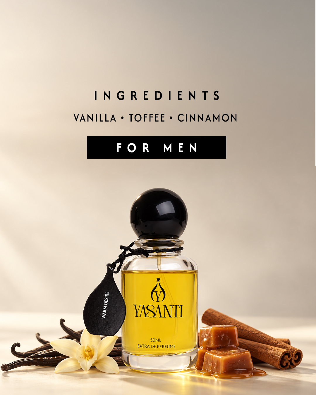 Warm Desire – 40% Extrait de Parfum | Men | 50 ml