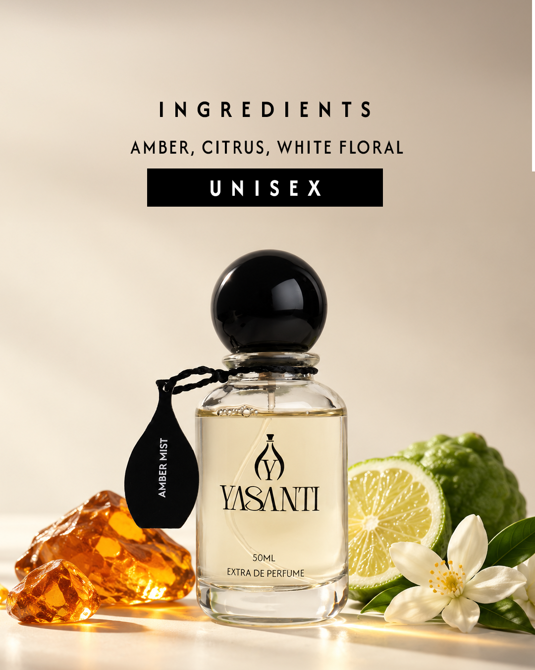 Amber Mist – 40% Extrait de Parfum | Unisex | 50 ml