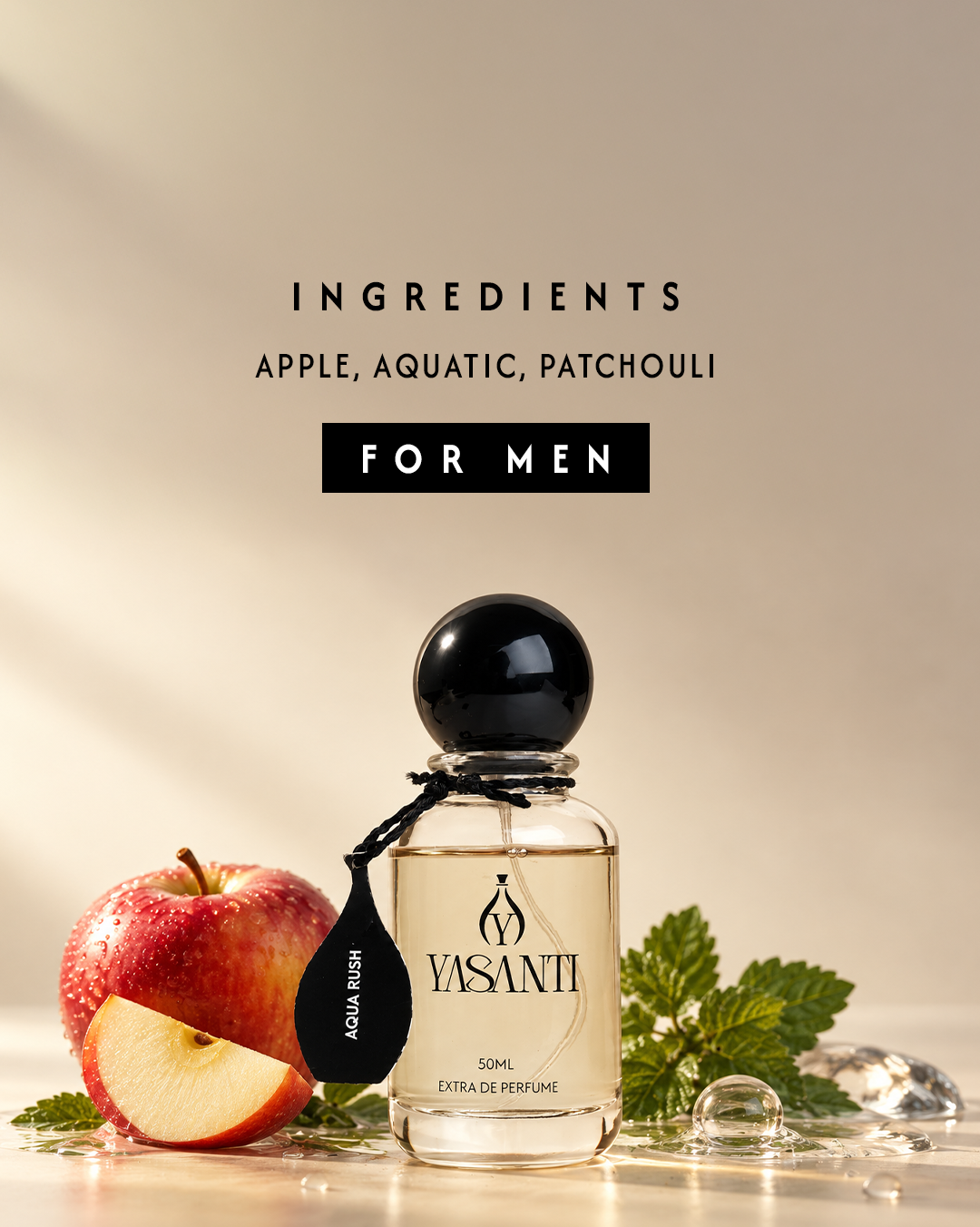 Aqua Rush – 40% Extrait de Parfum | Men | 50 ml